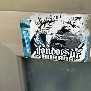 Burgos CF street sticker #1027 -- Spain football