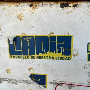 Cádiz CF street sticker #1100 -- Spain football