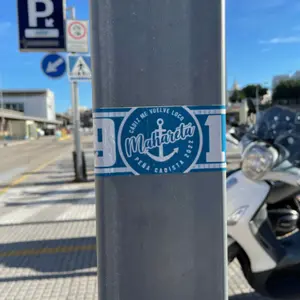 Cádiz CF street sticker #1101 -- Spain football