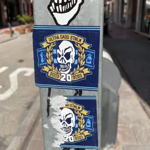 Djurgardens IF street sticker #772 -- Sweden football