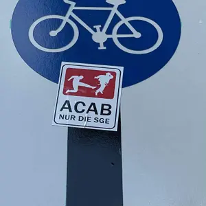Eintracht Frankfurt street sticker #1659 -- Germany football