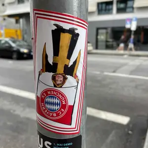 FC Bayern Munich street sticker #1222 -- Germany football