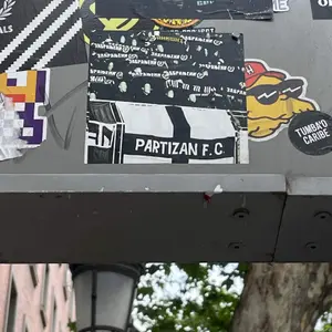 FK Partizan street sticker #361 -- Serbia football