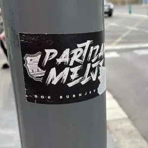 FK Partizan street sticker #359 -- Serbia football