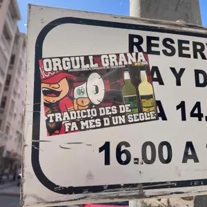 Gimnàstic de Tarragona street sticker #1040 -- Spain football