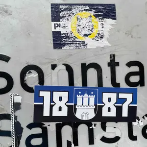 Hamburger SV street sticker #1733 -- Germany football