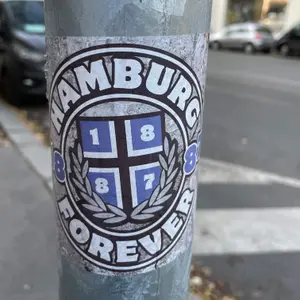 Hamburger SV street sticker #1743 -- Germany football