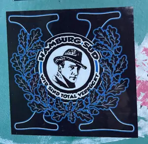 Hamburger SV street sticker #1740 -- Germany football
