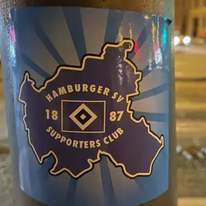 Hamburger SV street sticker #1736 -- Germany football