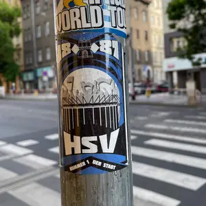 Hamburger SV street sticker #1737 -- Germany football