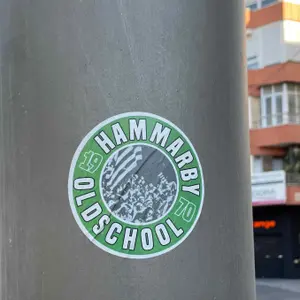 Hammarby street sticker #755 -- Sweden football