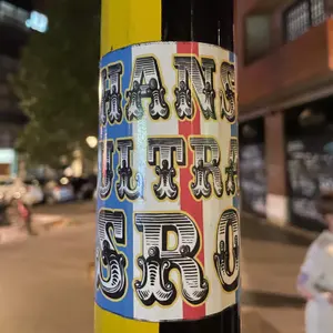 Hansa Rostock street sticker #1689 -- Germany football