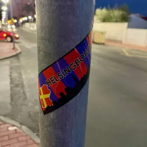 Helsinborgs IF street sticker #848 -- Sweden football