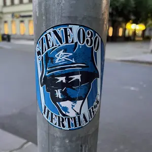 Hertha BSC street sticker #1390 -- Germany football