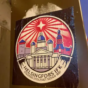 HIFK sticker -- rated 1498