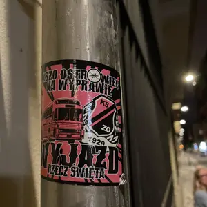 KSZO Ostrowiec Świętokrzyski street sticker #865 -- Poland football