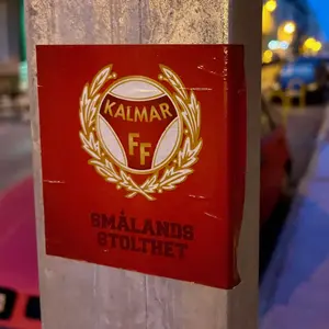 Kalmar FF street sticker #837 -- Sweden football