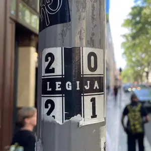 Legia Warsaw street sticker #715 -- Poland football