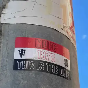 󠁧󠁢󠁥󠁮󠁧󠁿 Manchester United street sticker #1983 -- England football