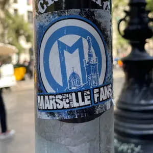 Olympique de Marseille street sticker #522 -- France football