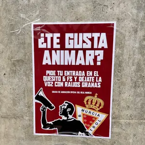 Real Murcia street sticker #1082 -- Spain football