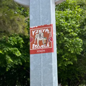 Sporting de Gijón street sticker #931 -- Spain football