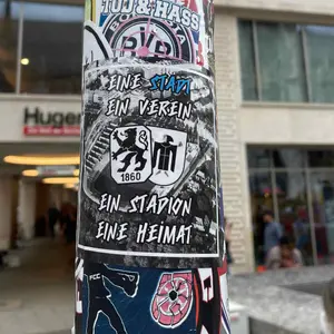 TSV 1860 München street sticker #1493 -- Germany football