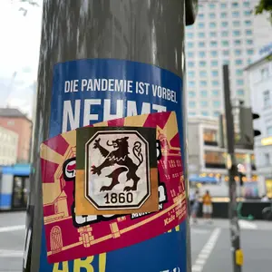 TSV 1860 München street sticker #1489 -- Germany football