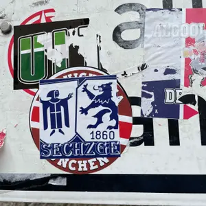 TSV 1860 München street sticker #1498 -- Germany football