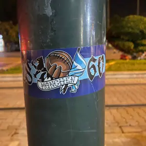 TSV 1860 München street sticker #1465 -- Germany football