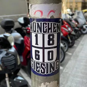 TSV 1860 München street sticker #1476 -- Germany football