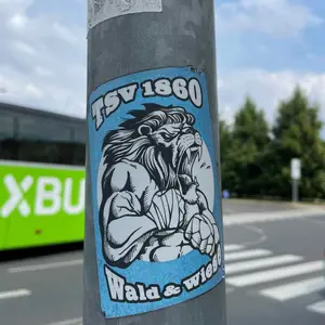 TSV 1860 München street sticker #1460 -- Germany football