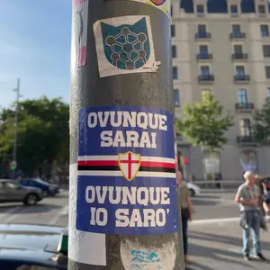 UC Sampdoria street sticker #416 -- Italy football