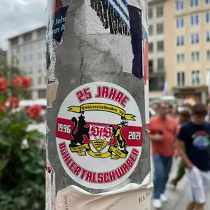 VfB Stuttgart street sticker #1833 -- Germany football
