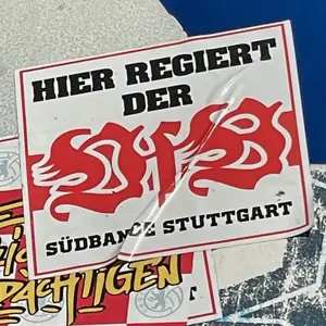VfB Stuttgart street sticker #1834 -- Germany football