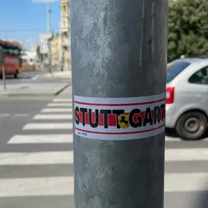VfB Stuttgart street sticker #1832 -- Germany football