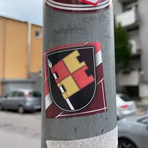 Würzburger Kickers street sticker #1768 -- Germany football
