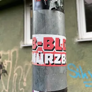 Würzburger Kickers street sticker #1767 -- Germany football